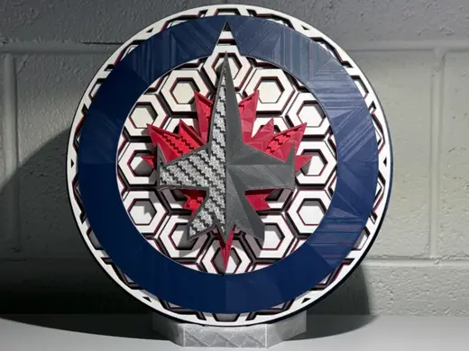 Winnipeg Jets Dimensional Mosaic