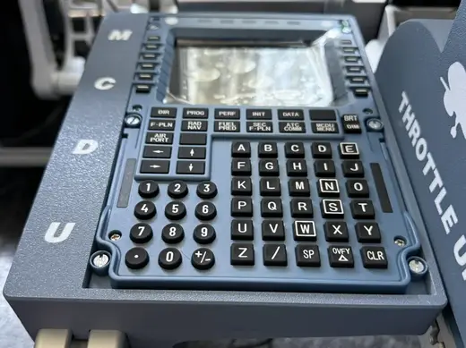 WINCTRL MCDU Halter für Sim Rig Alu 4040 WINWING