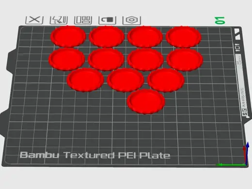 12 Shooter Discs For The A1 mini Plate