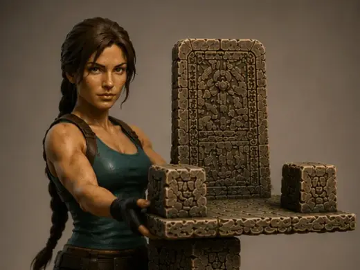 Händyhalter Lara Croft