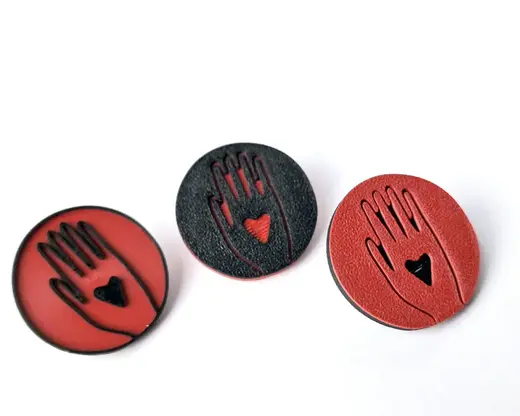 Ceasefire Pin (Artists4Ceasefire)