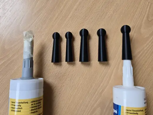 Silikon Kartuschen Kappe Verschluss
