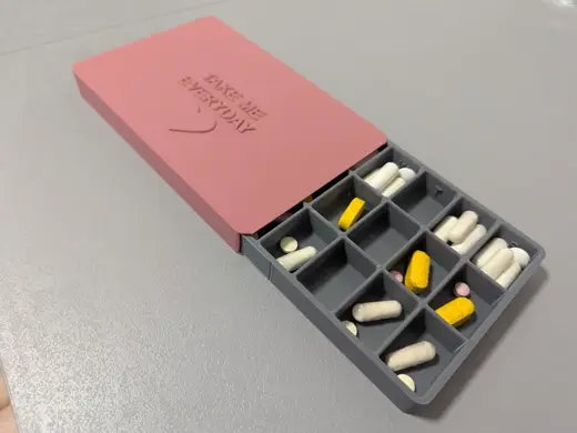 7-Day 3-Times-a-Day Pill Box