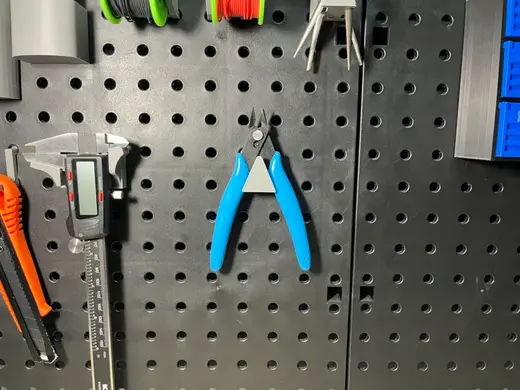Pegboard Nippers Holder