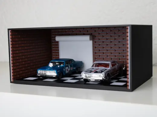 Diecast garage display