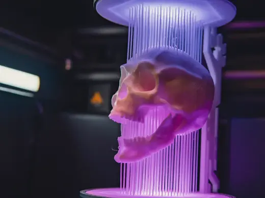 The Skull - Suspended String Art Lamp