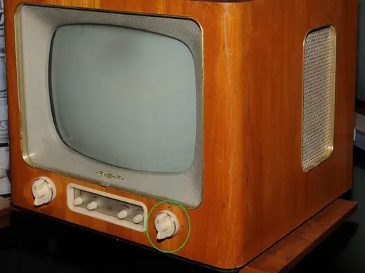 Knob for 1950's ASA TV