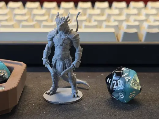 DRAGONBORN RANGER – ICE HUNTER | D&D Miniature