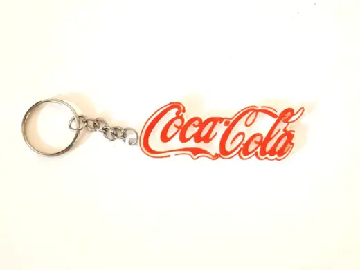 Un porte-clés Coca-Cola personnalisé
