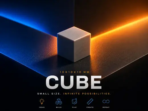 10×10×10 mm Cube