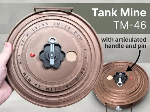 Anti-Tank Mine with Moving Handle and Pin | TM-46