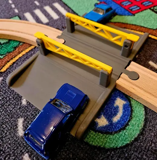 Bahnschranke passend für Brio, Ikea etc