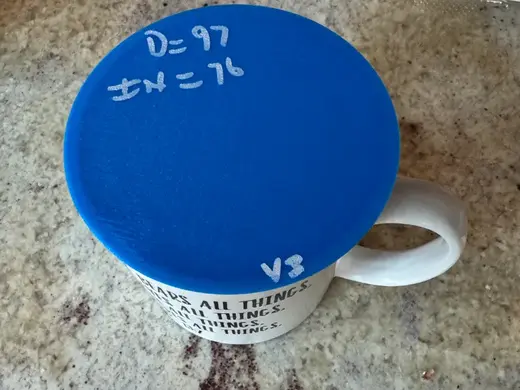 coffee cup topper v3 - diameter = 97