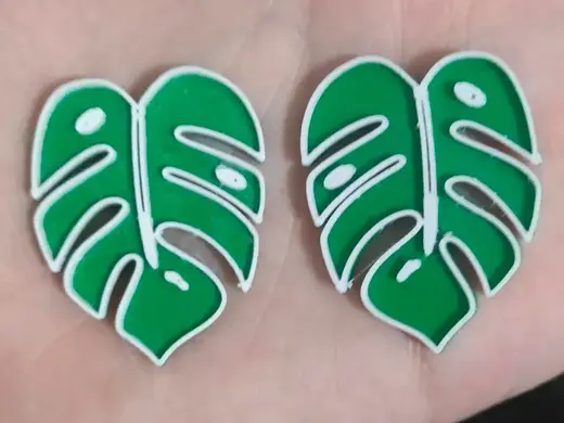 Earring - Monstera deliciosa