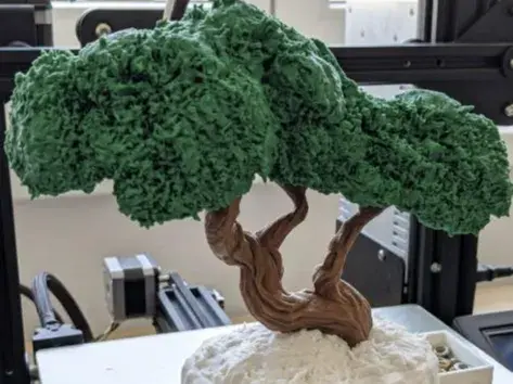 Compartment Bonsai Organizer - Textured Desk Tidy