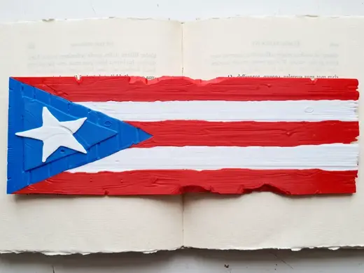 Bookmark Bandera Puerto Rico