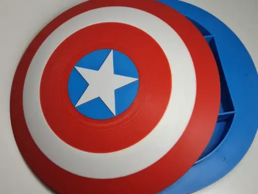 Scudo Captain America Porta Mazzo e Dadi