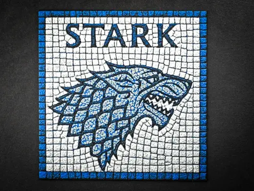 House Stark Mosaic - Game of Thrones