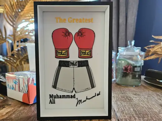Boxing - Muhammad Ali boxing and shorts display