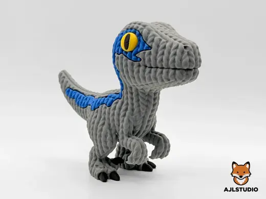 Knitted Velociraptor - Knitted Collection