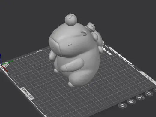 Capibara con Mochila / Cute Capybara