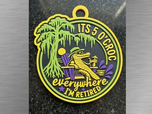 Retired-Its 5 O'Croc Everywhere Pendant