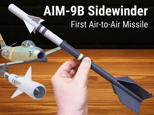 AIM-9B Sidewinder World's First Air to Air Missile