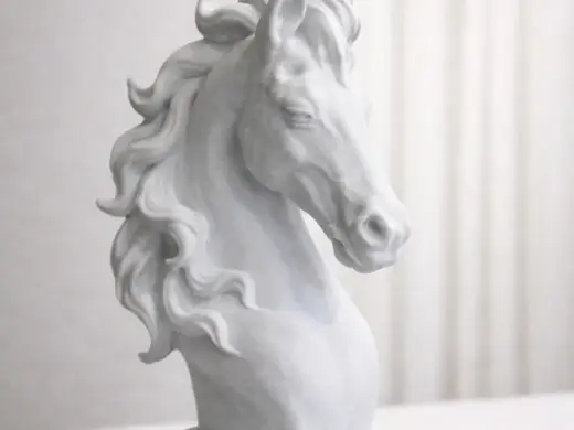 Cavallo – Scultura artistica monocolore 3D