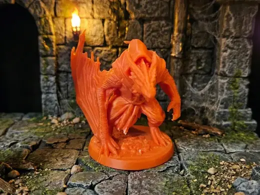 Savage Dragonborn miniature