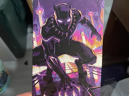 Black Panther CyberPunk Hueforge