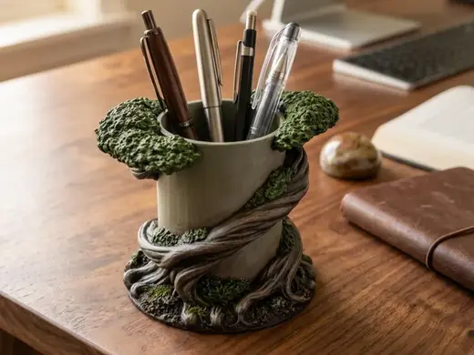 Bonsai pen holder