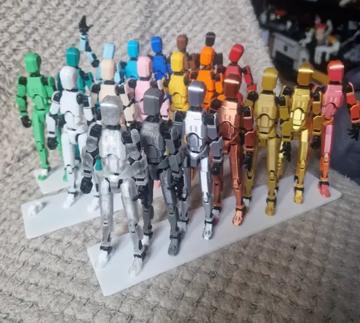 Dummy 13 display stand, colour chart