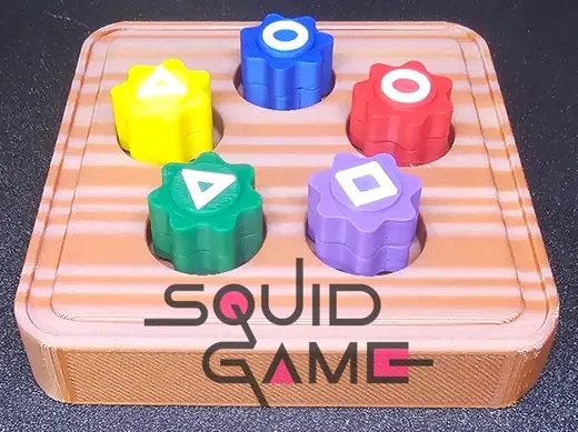 Squid Games Gonggi with base