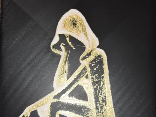 Golden Reflection The Hooded Silhouette