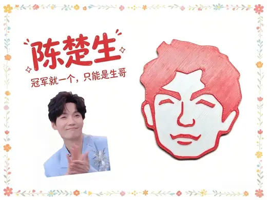 陈楚生卡通人像应援吧唧-0713就业厚米团快乐老友记同款(无AMS可暂停换料打多色)