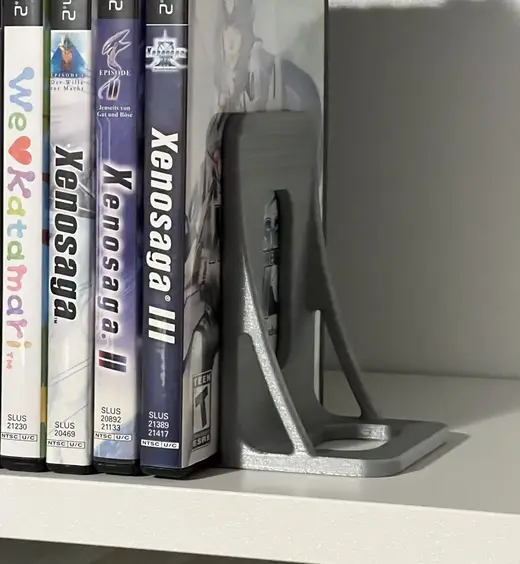 Game Ends (Book End) Stopper for Game Case Shelf