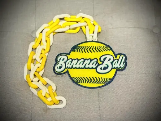 Banana Ball Logo - Necklace, Pendant, Chain HYPE
