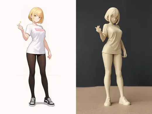 动漫女孩 手办