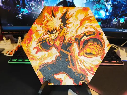 Hueforge Bakugō (My Hero Academia) modo panal