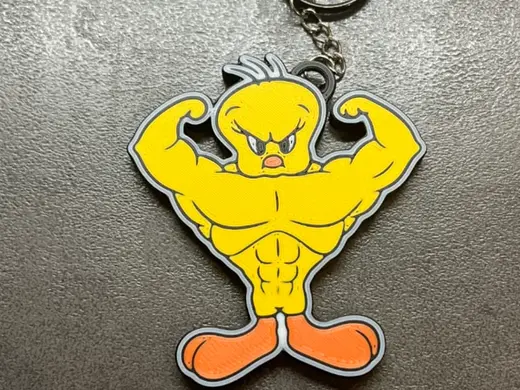 Tweety keychain
