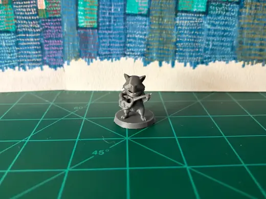 D&D Raccoon Bard
