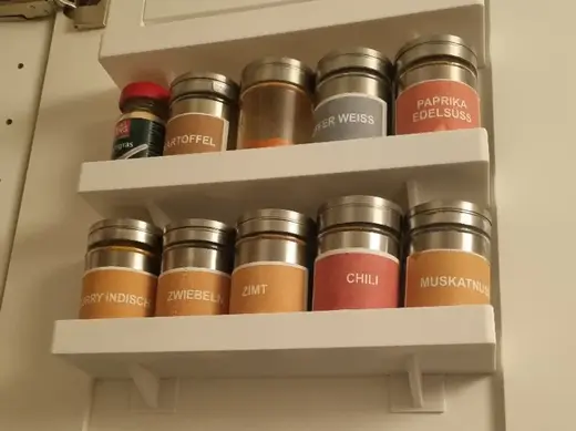 Minimalistic Spice Rack