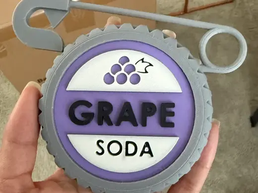 Up Grape Soda Pin Magnet