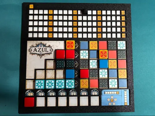 Template for player board game "Azul"