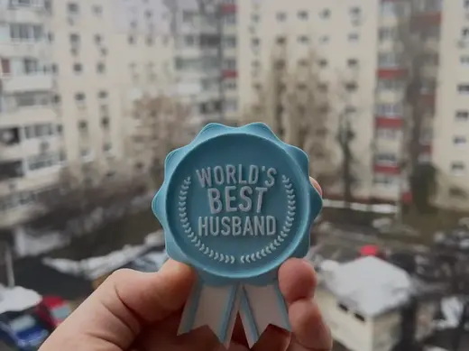 World's Best Husband Medal