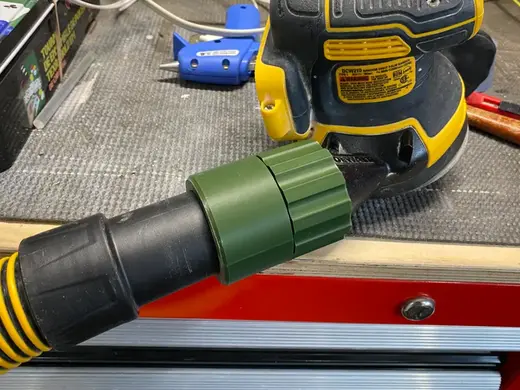 DeWalt AirLock twist-lock dust collector fitting