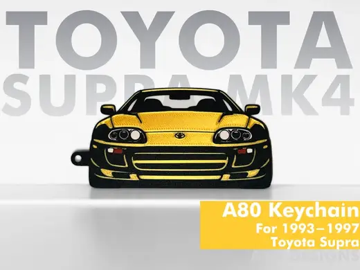 Customizable Toyota Supra MK4 1993-1997 Keychain
