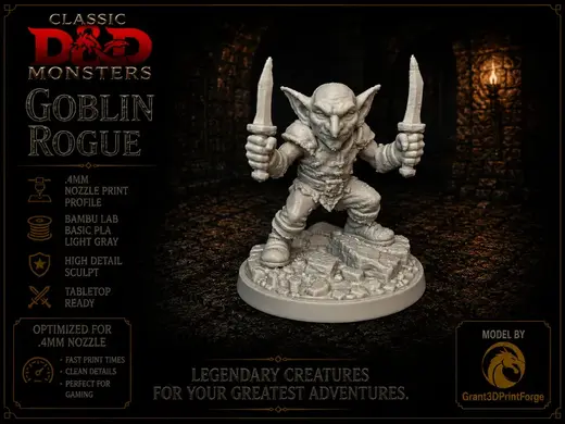 Goblin Rogue - Classic D&D Monsters