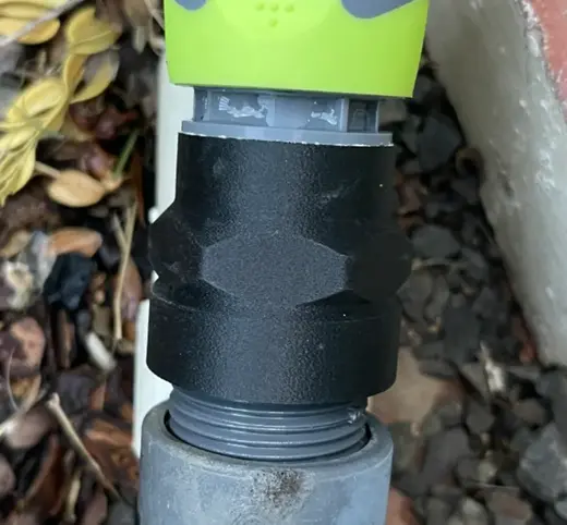 3/4" Garden Hose to 1" NPT Pipe Adapter Fitting