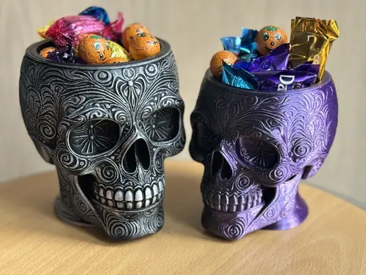Sugar Skull Halloween Candy Bowl